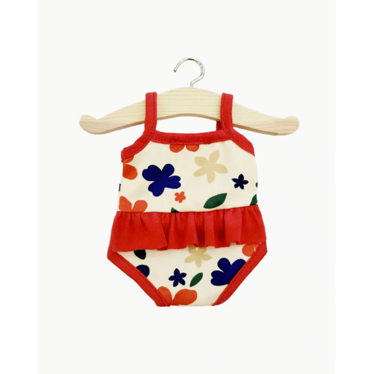 maillot de bain bahia pour poupée minikane vue de dos sur fond blanc