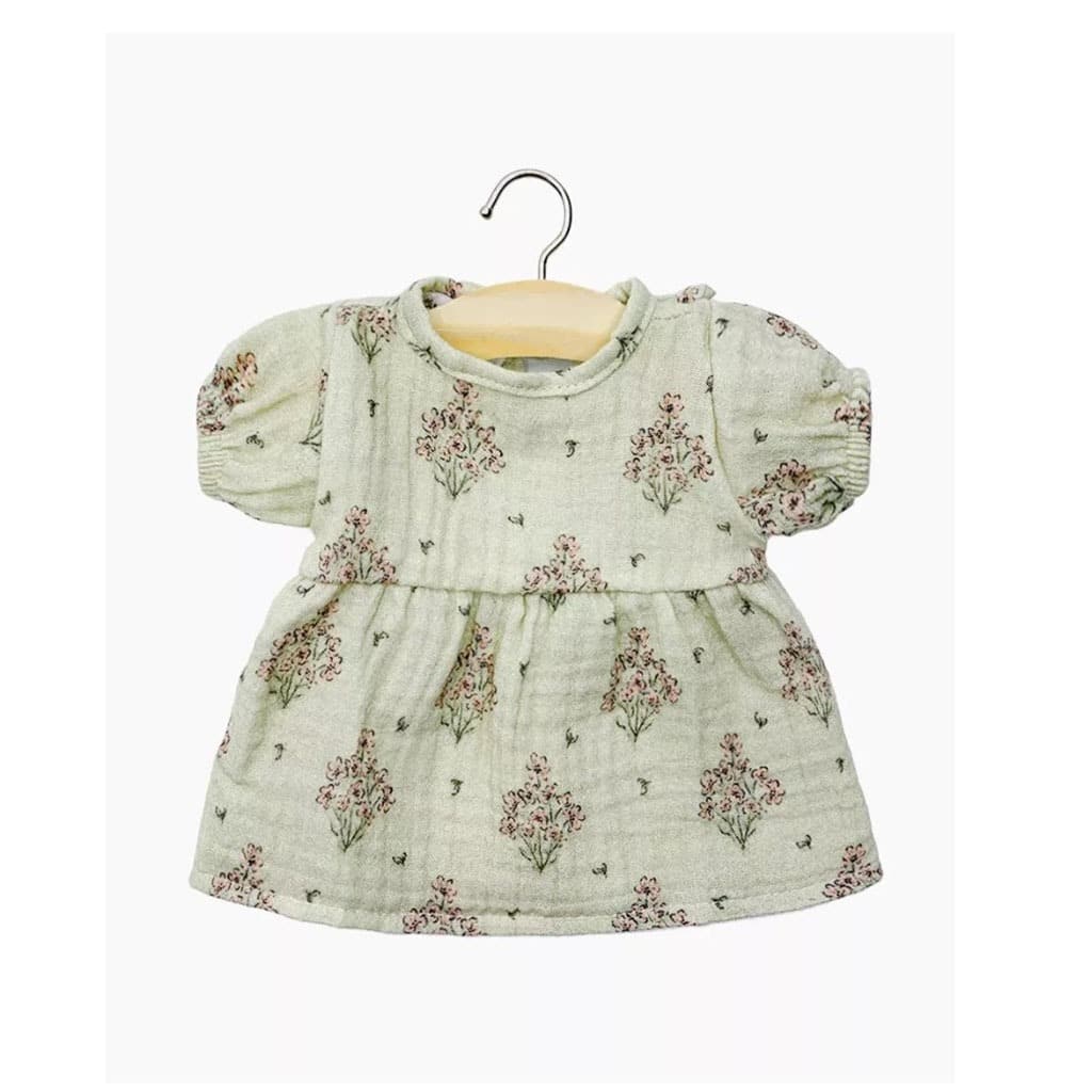 robe Faustine fleurs des champs, vue de face sur fond blanc