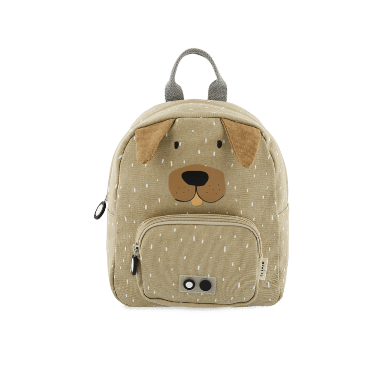 Petit sac à dos chien trixie sur fond blanc