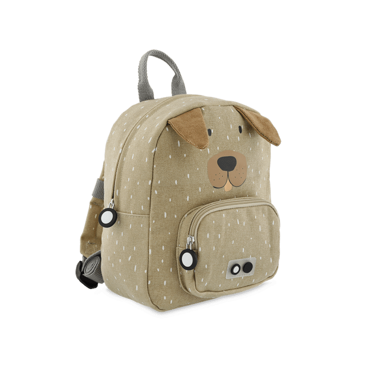 Petit sac à dos chien trixie sur fond blanc