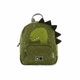 Petit sac à dos dino trixie sur fond blanc