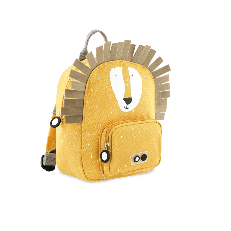 Petit sac à dos lion trixie sur fond blanc