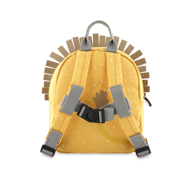 Petit sac à dos lion trixie sur fond blanc