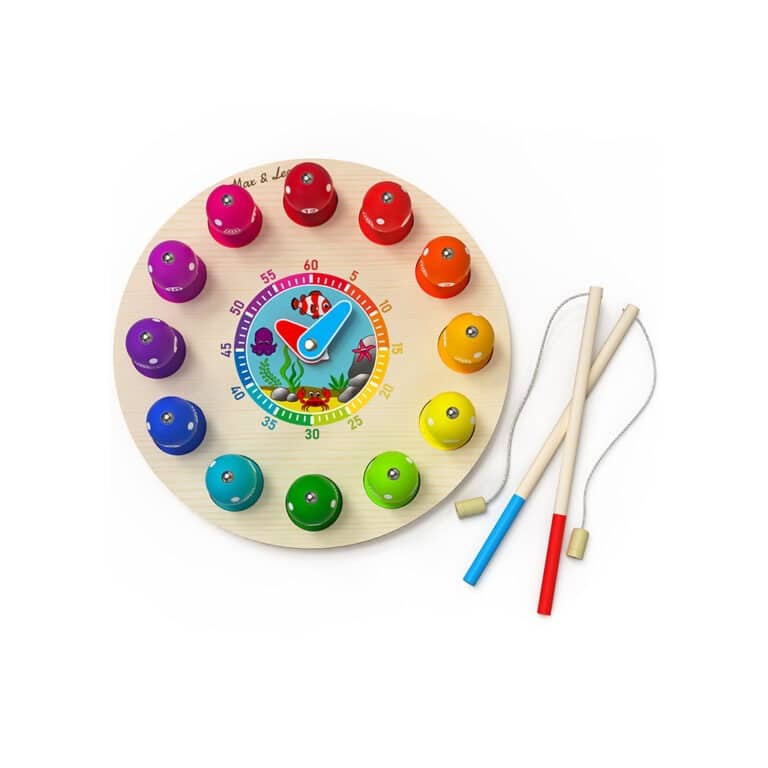 clockboard jeu montessori de la marque max&léa