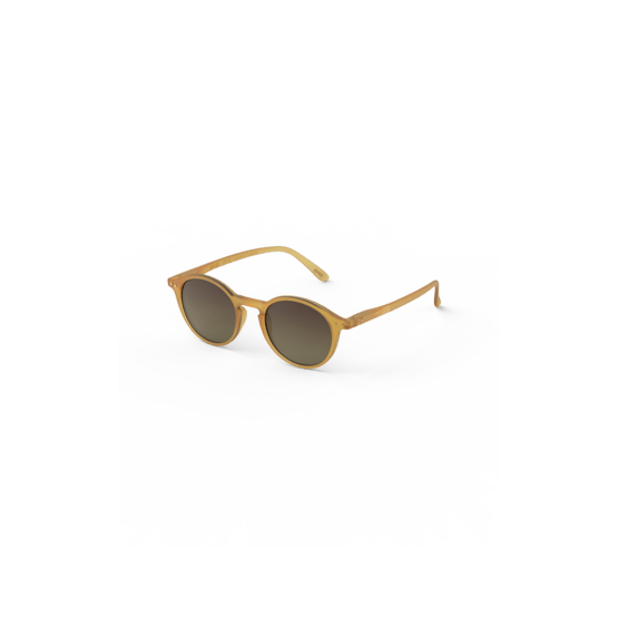 lunettes de soleil adulte #D golden glow izipizi vue de côté sur fond blanc