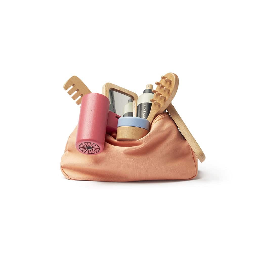 kit coiffure kid's concept accessoires dans la trousse de rangement
