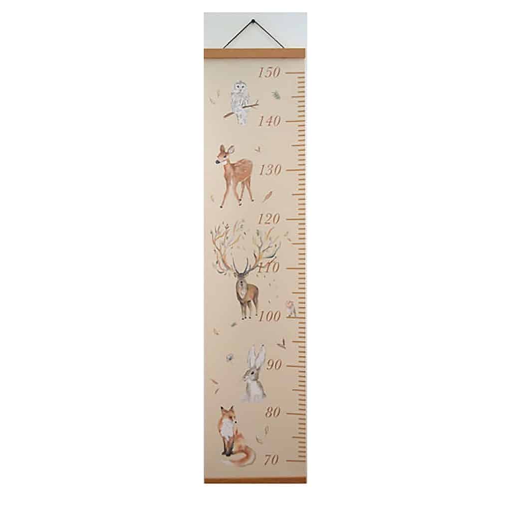 Toise animaux de la forêt aquarelles de marlène