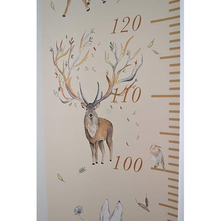 Toise animaux de la forêt aquarelles de marlène