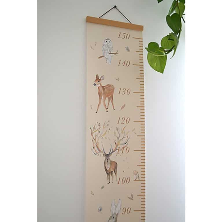 Toise animaux de la forêt aquarelles de marlène