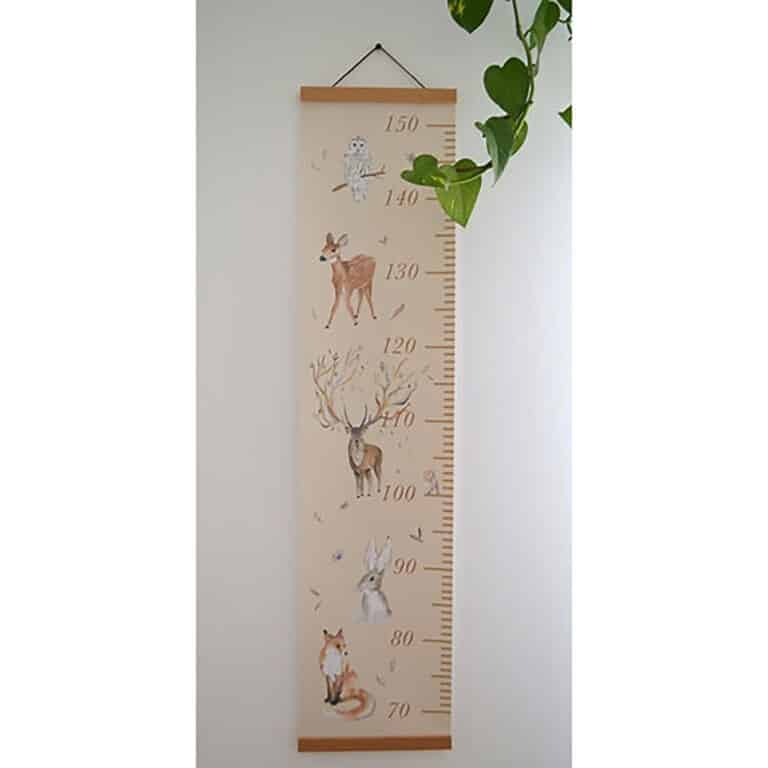 Toise animaux de la forêt aquarelles de marlène