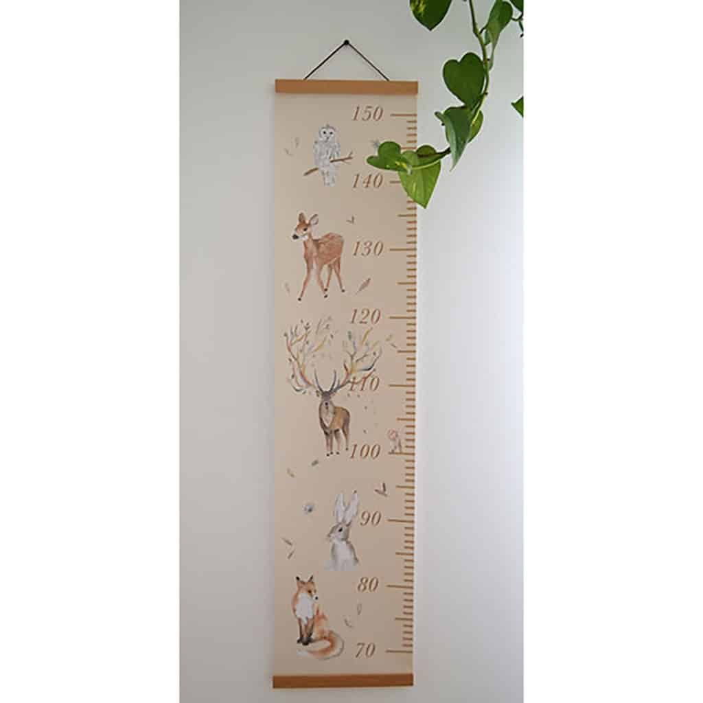Toise animaux de la forêt aquarelles de marlène