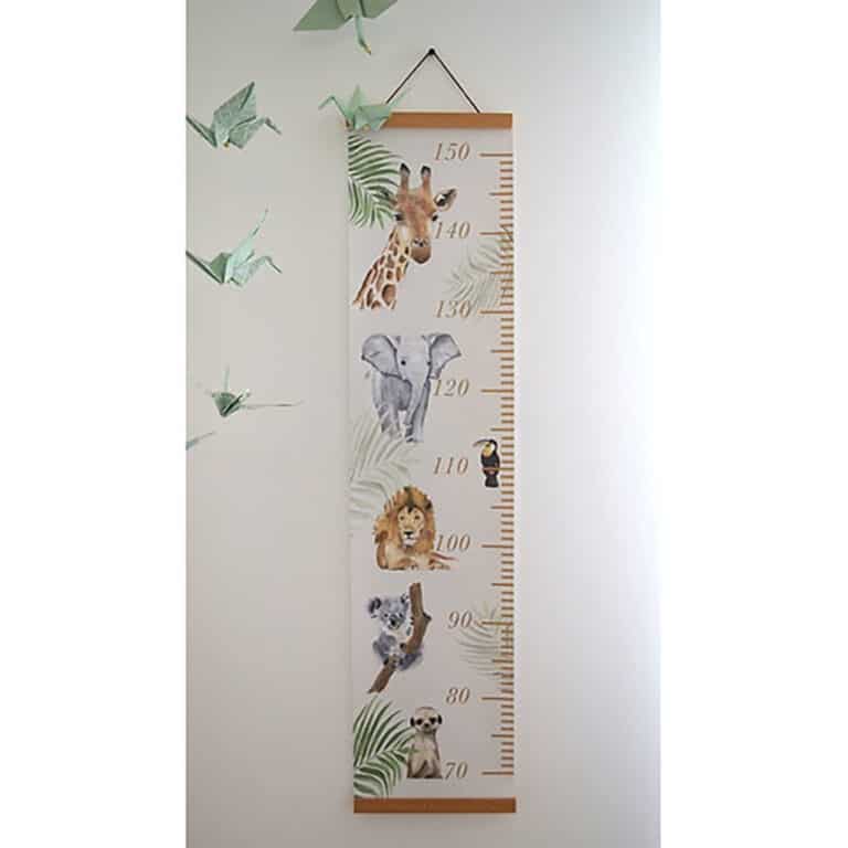 Toise animaux de la savane aquarelles de marlène