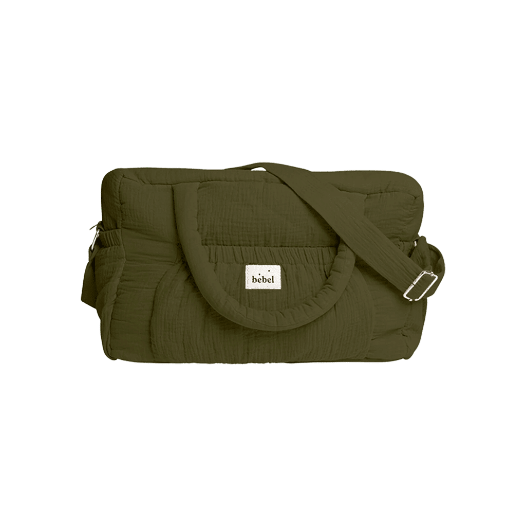 sac à langer comme un bonbon vert kaki BEBEL