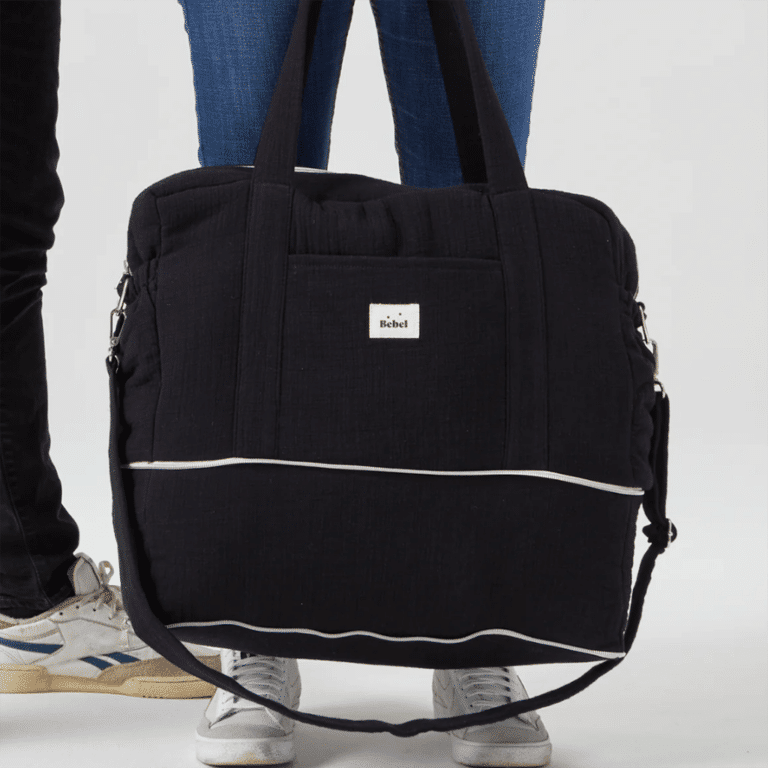 Sac à langer transformable réglisse bebel