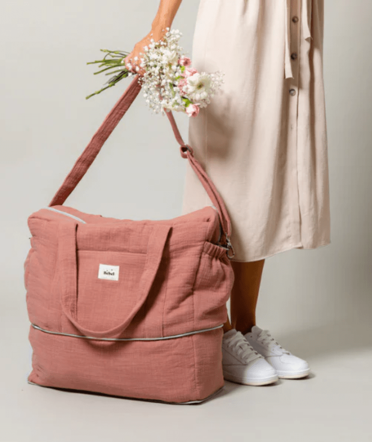 Sac A Langer 24 48h Transformable Terracotta Bebel