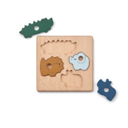 Puzzle en bois Suki 4 pièces de la marque liewood