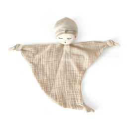 une poupée en tissu "Du" Mrs Ertha, vue de face sur fond blanc