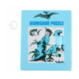 mini puzzle casse-têtes dinosaures rl puzzle en cours sur fond blanc