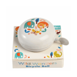 sonnette de vélo animaux sauvages rl sur fond blanc