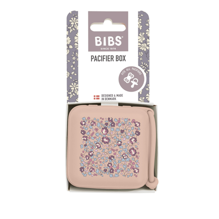 boîte à tétines liberty éloïse blush bibs photo emballage