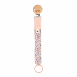 attache tétine liberty eloise blush bibs sur fond blanc
