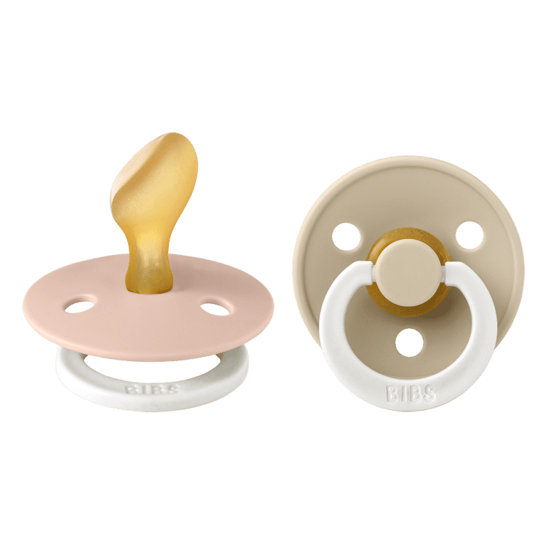 Bibs_tétine-colour-vanille-et-rose-blush-phosphorescente-forme-anatomique