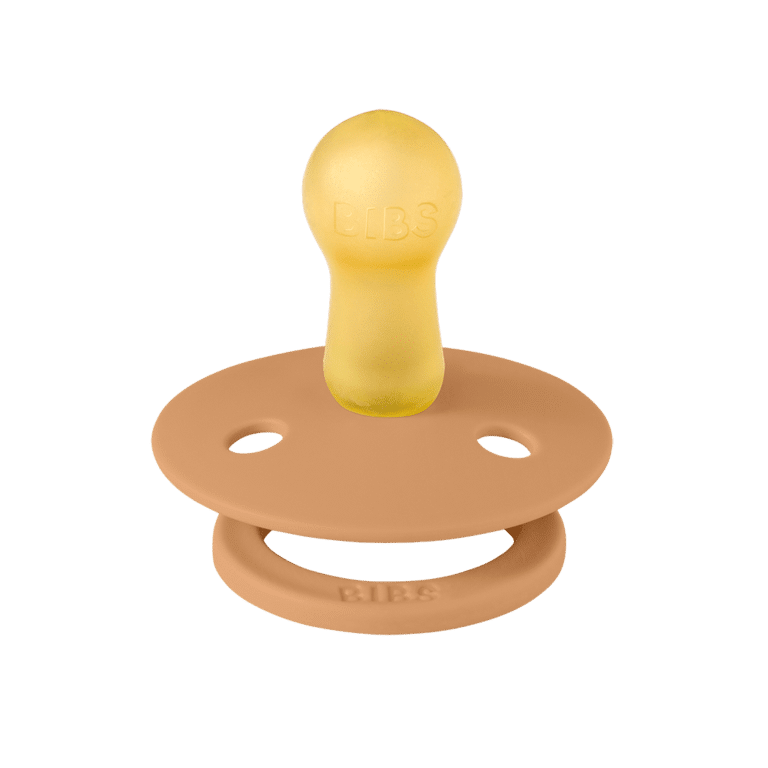 tétine bibs pumpkin vue de côté sur fond blanc