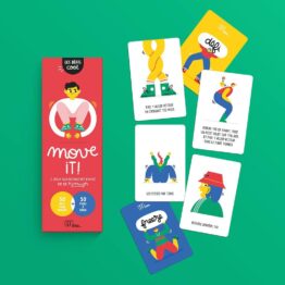 cartes move it minus edition paquet et cartes sur fond blanc