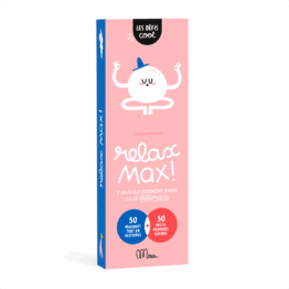 cartes relax max minus edition sur fond blanc