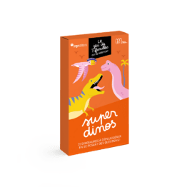 jeu de 7 familles super dinos minus edition sur fond blanc