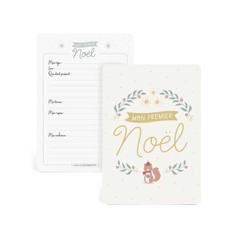 grande carte étape noël zü