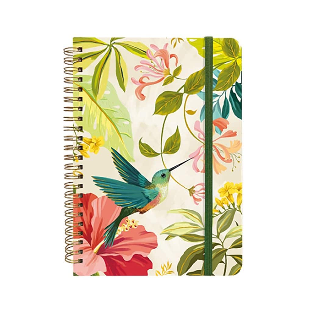 un carnet à spirales colibri CARTESDART, vue de face sur fond blanc