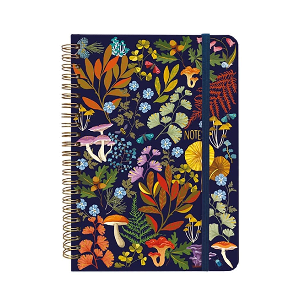 un carnet à spirales herbier CARTESDART, vue de face sur fond blanc