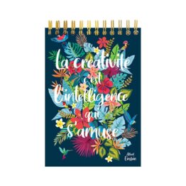 un carnet de dessins spirales CARTESDART, vue de face sur fond blanc