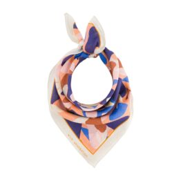 Foulard Flower Power enfant, vue de face que fond blanc