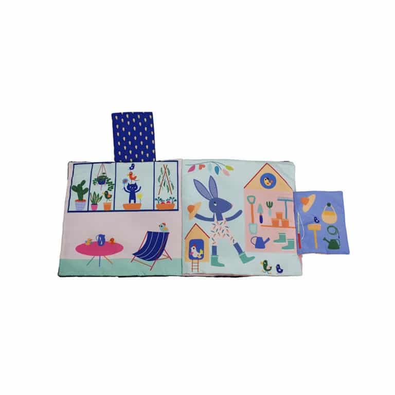 livre du potager a l'assiette ebulobo détail double page sur fond blanc