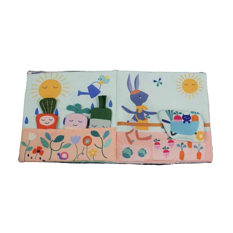 livre du potager a l'assiette ebulobo détail double page