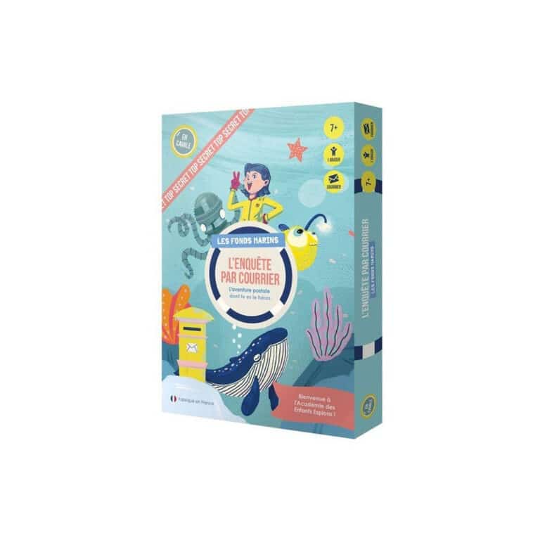 En cavale l'enquête par courrier les fonds marins boîte