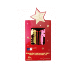 duo de baumes à lèvres étoile de noël inuwet