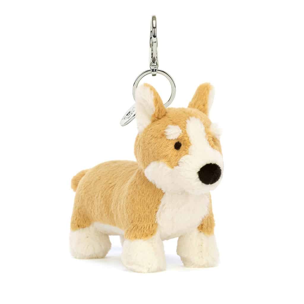 porte clé chien corgi fond blanc