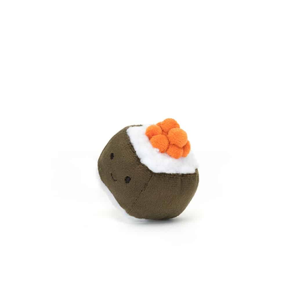 jellycat sushi hosomaki en équilibre