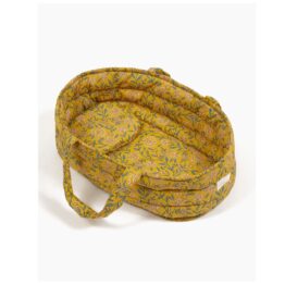 Couffin pour poupée fleurs en liane minikane