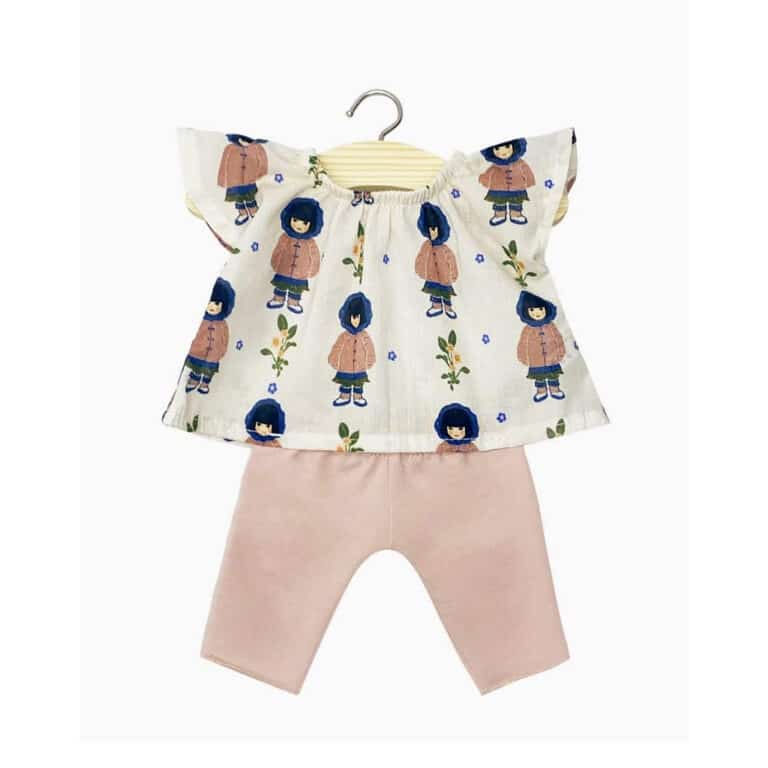 Ensemble Mazarine Jade et Legging Jersey Minikane