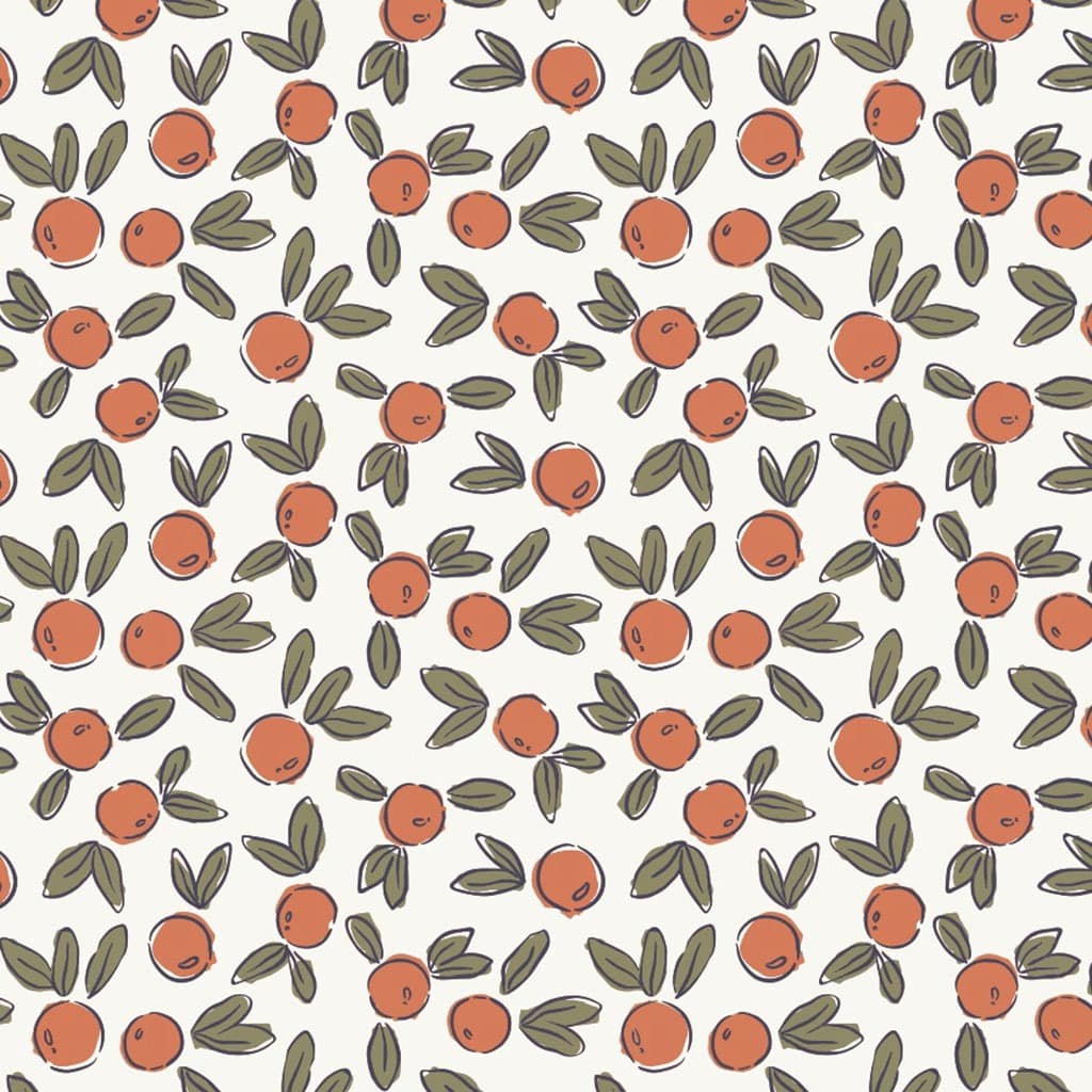 Motif fleurs d'oranger