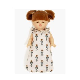 turbulette à collerette fleurs nordiques minikane