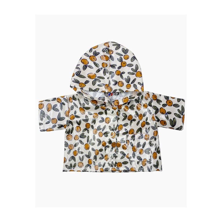 imperméable clotaire fleurs d'oranger minikane