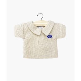 Polo Paul En Nid D'Abeille - Lin - Pour Poupée Gordis Minikane