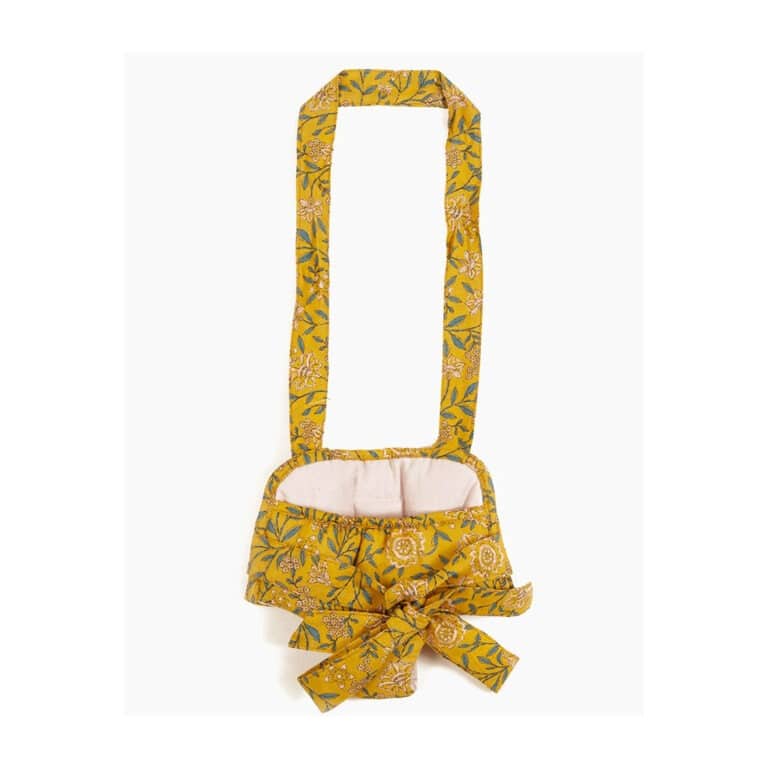 Porte poupée fleurs en liane minikane