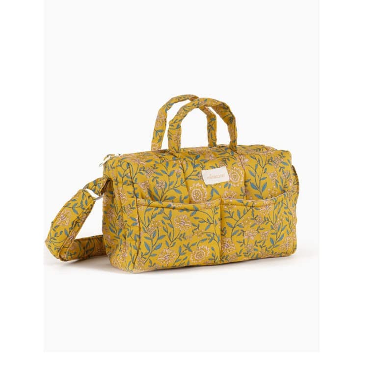 sac à langer fleurs en liane minikane