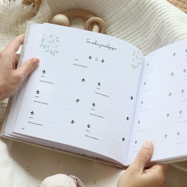 Livre souvenirs de bébé, première année zü